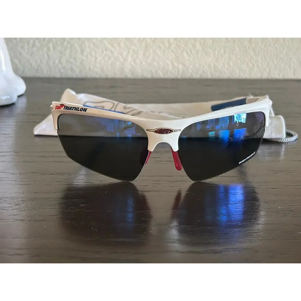 Rudy Project Rydon Sport Sunglasses White Mirrored  Cycling Running Triathlon